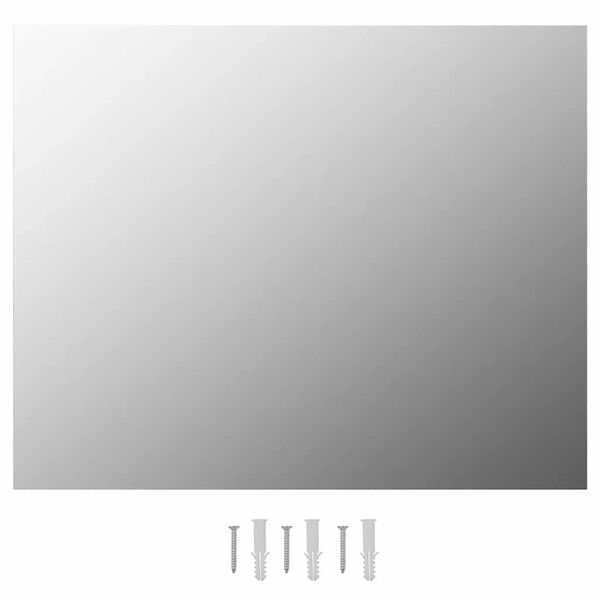 vidaXL Rammeløst speil 100x60 cm glass