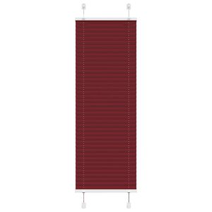 vidaXL Pliss&eacute;gardin Bordeaux R&oslash;d 45x100 cm Stoff Bredde 44,4 cm