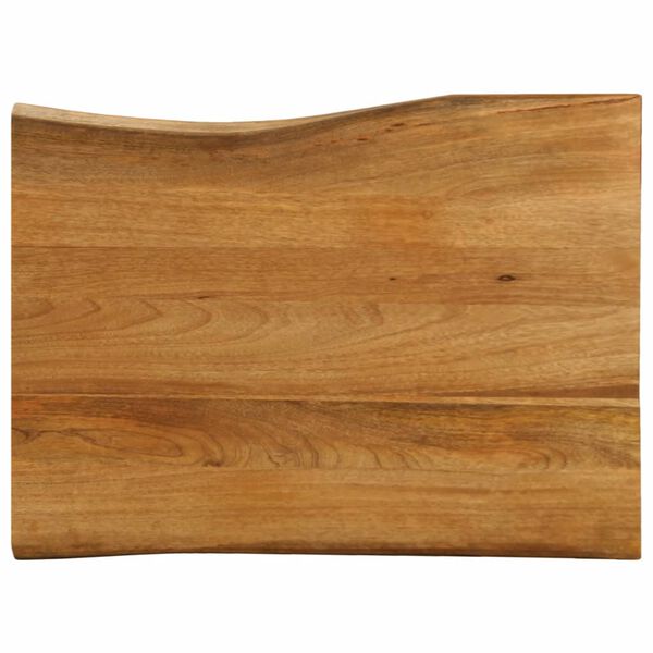 vidaXL Bordplate 90x60x2,5 cm naturlig kant heltre mango