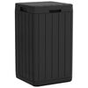 vidaXL Utend&oslash;rs s&oslash;ppelb&oslash;tte antrasitt 38x38x65 cm PP