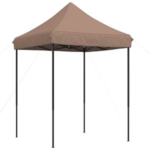 vidaXL Partytelt 200 x 200 x 306 cm Brun Oxford Stoff