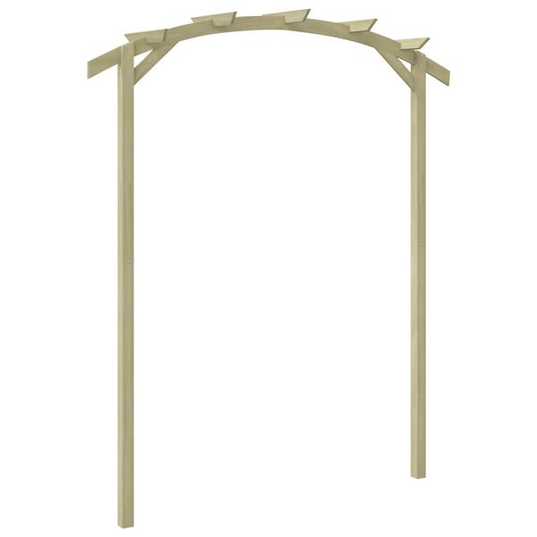 vidaXL Hagepergola impregnert furu 180x210x40 cm