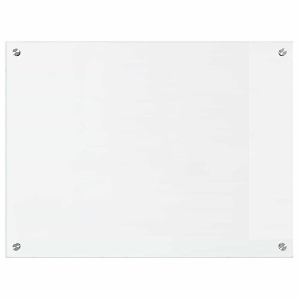 vidaXL Kjøkkenbakplate Gjennomsiktig 80 x 60 x 0,8 cm herdet glass