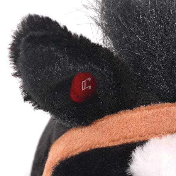 vidaXL St&aring;ende lekehest plysj svart