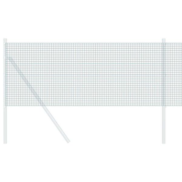 vidaXL Sveist trådgjerde grønn 0.8 x 25 m Stål