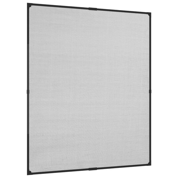 vidaXL Magnetisk insektskjerm for vindu antrasitt 100x120cm glassfiber