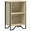 vidaXL Bokhylle sonoma eik 50x31x74,5 cm konstruert tre