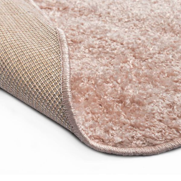 vidaXL Shaggy flossteppe 160 cm gammelrosa