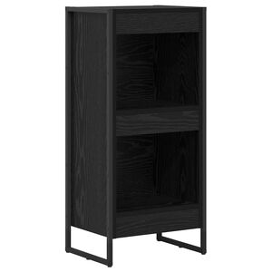 vidaXL Bokskap 40 x 30 x 86,5 cm Konstruert tre Svart Eik