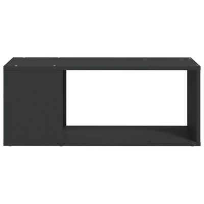 vidaXL TV-benk grå 80x24x32 cm sponplate