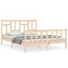 vidaXL Sengeramme uten madrass 160x200 cm heltre furu