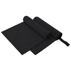 vidaXL Sportsh&aring;ndkl&aelig;r 2 pcs Svart 100 x 50 cm Polyester og polyamid