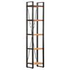 vidaXL Bokhylle 5 etasjer 40x30x180 cm heltre akasie