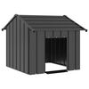 vidaXL Hundehus med tak 85x107x81 cm galvanisert st&aring;l