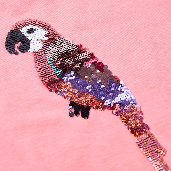 T-skjorte for barn fluorosa 140