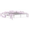 vidaXL Sengeramme uten madrass 150x200 cm heltre furu