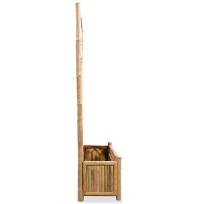 vidaXL Høybed med espalier bambus 70 cm