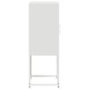 vidaXL Highboard hvit 36x39x107 cm st&aring;l