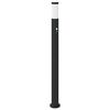 vidaXL Pullertlampe med sensor 110 cm rustfritt st&aring;l IP44