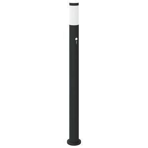 vidaXL Pullertlampe med sensor 110 cm rustfritt st&aring;l IP44