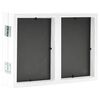 vidaXL Trefoldig fotorammekollasj hvit 22x15 cm+2x(10x15 cm)