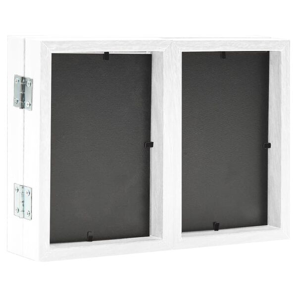 vidaXL Trefoldig fotorammekollasj hvit 22x15 cm+2x(10x15 cm)