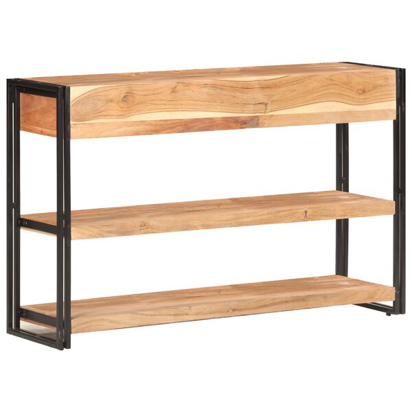 vidaXL Skjenk 120x30x75 cm heltre akasie