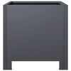 vidaXL Plantekasser 2 stk antrasitt 30x30x30 cm st&aring;l