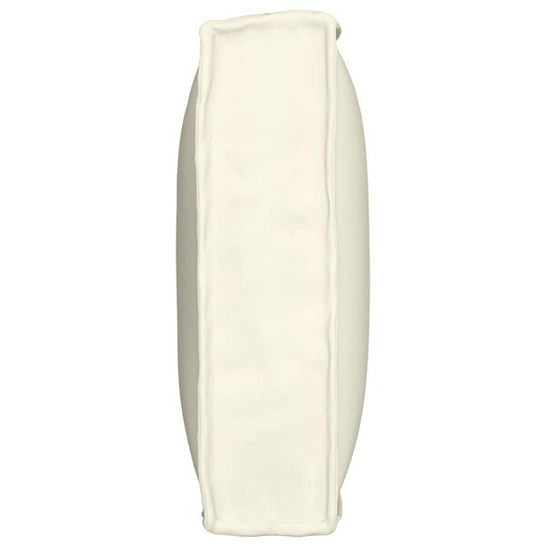 vidaXL Pallepute for ryggst&oslash;tte Krem 80 x 40 x 12 cm Oxford-stoff