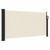 vidaXL Uttrekkbar sidemarkise kremhvit 100x500 cm