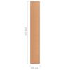 vidaXL Gulvteppe BCF beige 60x450 cm