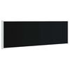 vidaXL Uttrekkbar sidemarkise 200x600 cm svart