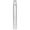 vidaXL Gabionkurver buede 9 stk 400x30x200/220 cm galvanisert jern