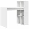 vidaXL Skrivebord Hvit Konstruert tre 108 x 55 x 103.5 cm