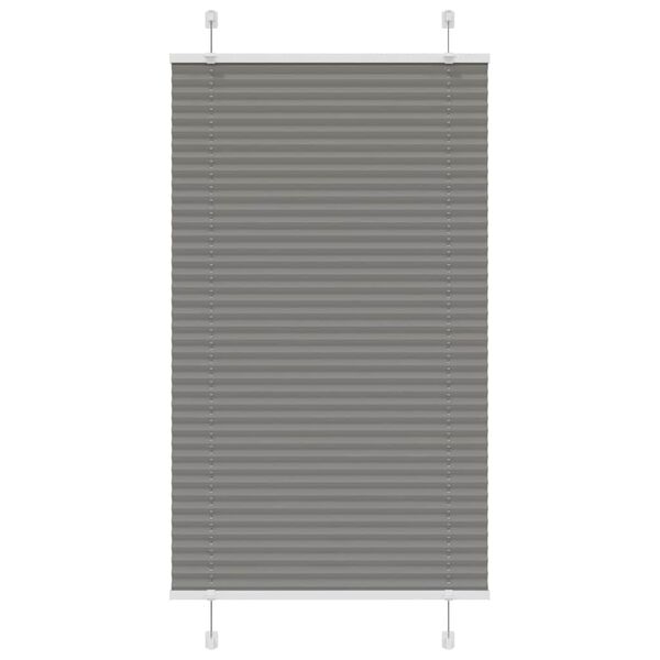 vidaXL pliss&eacute;gardin antrasitt 70x100 cm Stoff Bredde 69,4 cm Polyester