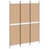 vidaXL 3-panel romdeler Beige 150 x 200 cm Stoff