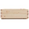 vidaXL Plantekasse 70x70x26,5 cm heltre furu