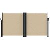 vidaXL Uttrekkbar sidemarkise 120x1000 cm beige
