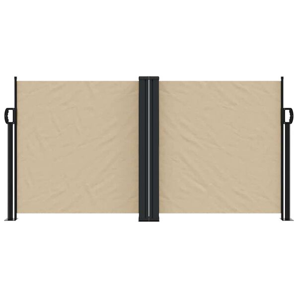 vidaXL Uttrekkbar sidemarkise 120x1000 cm beige