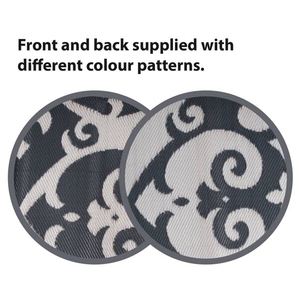 Bo-Camp Uteteppe Chill mat Oriental 2,7x3,5 m XL champagne