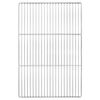 vidaXL Grillrist 60 x 40 cm Rustfritt st&aring;l S&oslash;lv