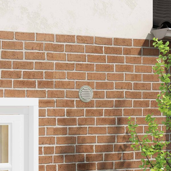 vidaXL Luftventildeksler 4 pcs s&oslash;lv 80 mm Rustfritt St&aring;l