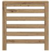 vidaXL Radiatordeksel artisan eik 78x20x82 cm konstruert tre