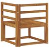 vidaXL Ute Hj&oslash;rnesofa Solid akasietre Naturlig 63 x 63 x 73 cm
