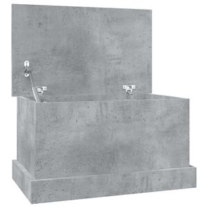 vidaXL Oppbevaringsboks betonggr&aring; 50x30x28 cm konstruert tre