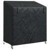vidaXL Trekk til utehuske Svart 135 x 100 x 165 cm 420D Oxford stoff