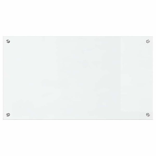 vidaXL Kjøkkenbakplate Gjennomsiktig 90 x 50 x 0,8 cm herdet glass