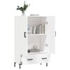 vidaXL Highboard hvit 69,5x31x115 cm konstruert tre