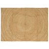vidaXL Omr&aring;detepper Rektangul&aelig;r Brun 140 x 200 cm Jute