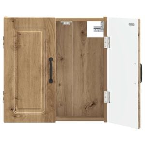 vidaXL Dartbrettskap UTRECHT Artisan eik 52,5 x 10,5 x 53,5 cm